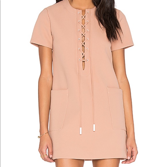 Kendall & Kylie Dresses & Skirts - Kendall + Kylie Revolve Lace Up Safari Dress